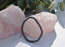 Load image into Gallery viewer, Hematite Natural Crystal Stone Small Beads Bracelet Jewellery