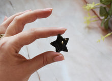 Load image into Gallery viewer, Black Obsidian (Dragon Glass) Crystal Star