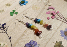 Load image into Gallery viewer, Chakra Crystals Handmade Earrings Set Nickel Free