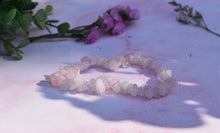 Load image into Gallery viewer, Rose Quartz Crystal Chip Bracelet