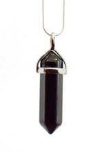 Load image into Gallery viewer, Hematite Polished &amp; Faceted Crystal Stone Pendant Necklace