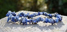 Load image into Gallery viewer, Lapis Lazuli Natural Polished Crystal Chips Bracelet |Reiju