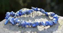 Load image into Gallery viewer, Lapis Lazuli Natural Polished Crystal Chips Bracelet |Reiju