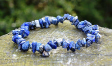 Load image into Gallery viewer, Lapis Lazuli Natural Polished Crystal Chips Bracelet |Reiju