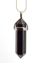 Load image into Gallery viewer, Hematite Polished & Faceted Crystal Stone Pendant & 18" Chain Necklace |Reiju