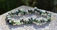 Load image into Gallery viewer, Emerald Crystal Stone Elasticated Bracelet