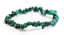 Load image into Gallery viewer, Malachite Crystal Chip Bracelet |Reiju