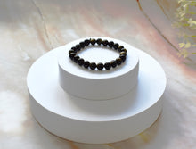 Load image into Gallery viewer, Black Obsidian Crystal Beaded Bracelet