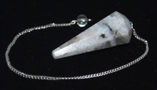 Load image into Gallery viewer, Rainbow Moonstone Natural Crystal Dowsing Pendulum |Reiju