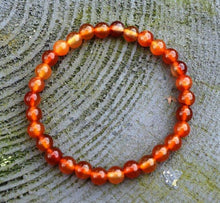 Load image into Gallery viewer, Carnelian Natural [Polished Beads Crystal Bracelet |Reiju