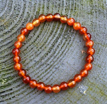 Load image into Gallery viewer, Carnelian Natural [Polished Beads Crystal Bracelet |Reiju