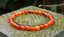Load image into Gallery viewer, Carnelian Natural [Polished Beads Crystal Bracelet |Reiju