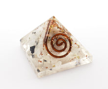 Load image into Gallery viewer, Rainbow Moonstone Small Crystal Orgone Pyramid