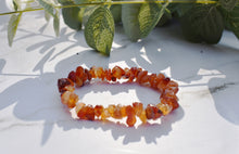 Load image into Gallery viewer, Carnelian Natural Crystal Stone Chips Bracelet Handmade |Reiju