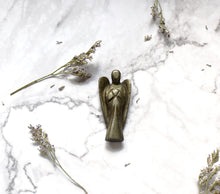 Load image into Gallery viewer, Pyrite "Fools Gold" Natural Crystal Carved Guardian Angel |Reiju