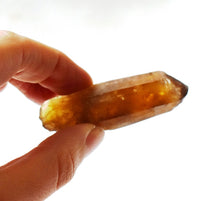 Load image into Gallery viewer, 100% Natural &amp; Unique Zambia Citrine Crystal Polished Point Piece