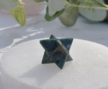 Load image into Gallery viewer, Moss Agate Merkabah Crystal Gemstone Star