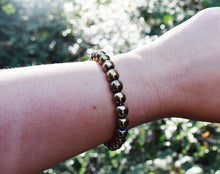 Load image into Gallery viewer, Pyrite Crystal Beaded Bracelet