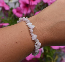 Load image into Gallery viewer, Kunzite Crystal Chip Bracelet