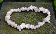 Load image into Gallery viewer, Kunzite Natural Crystal Stone Chips Elasticated Bracelet |Reiju