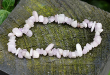 Load image into Gallery viewer, Kunzite Natural Crystal Stone Chips Elasticated Bracelet |Reiju