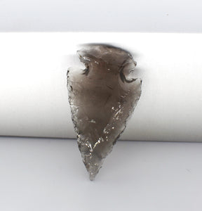 Black Obsidian Natural Crystal Stone Carved Arrowhead (Dragon Glass)