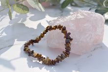 Load image into Gallery viewer, Tigers Eye Natural Crystal Stone Chips Bracelet |Reiju