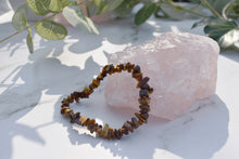 Load image into Gallery viewer, Tigers Eye Natural Crystal Stone Chips Bracelet |Reiju