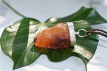 Load image into Gallery viewer, Carnelian Raw Crystal Pendant