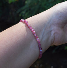 Load image into Gallery viewer, Pink Tourmaline Faceted Bracelet