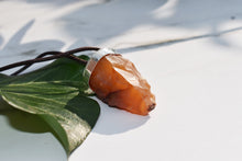 Load image into Gallery viewer, Carnelian Raw Crystal Pendant