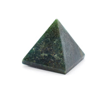 Load image into Gallery viewer, Green Mica Crystal Pyramid