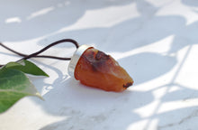Load image into Gallery viewer, Carnelian Raw Crystal Pendant |Reiju