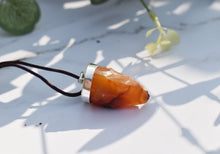 Load image into Gallery viewer, Carnelian Raw Crystal Pendant |Reiju