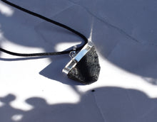 Load image into Gallery viewer, Small Black Tourmaline Pendant Necklace – Natural Crystal Protection Stone with Cord|Reiju