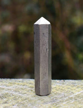Load image into Gallery viewer, Gold Pyrite " Fools Gold" Crystal Stone Polished Terminated & Faceted Point Stick Gift Wrapped