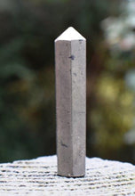 Load image into Gallery viewer, Gold Pyrite " Fools Gold" Crystal Stone Polished Terminated & Faceted Point Stick Gift Wrapped