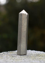 Load image into Gallery viewer, Gold Pyrite " Fools Gold" Crystal Stone Polished Terminated & Faceted Point Stick Gift Wrapped