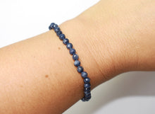 Load image into Gallery viewer, Sapphire Faceted Natural Faceted Crystals Bracelet |Reiju