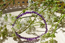 Load image into Gallery viewer, Amethyst Faceted Crystal Bracelet