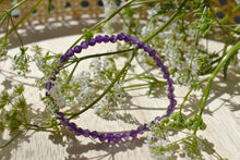 Load image into Gallery viewer, Amethyst Faceted Crystal Bracelet