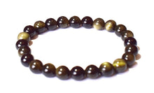 Load image into Gallery viewer, Black Obsidian Crystal Beaded Bracelet