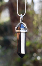 Load image into Gallery viewer, Hematite Polished & Faceted Crystal Stone Pendant & 18" Chain Necklace |Reiju