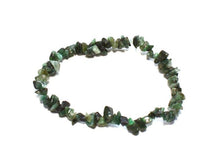 Load image into Gallery viewer, Emerald Crystal Stone Elasticated Bracelet