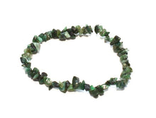 Load image into Gallery viewer, Emerald Crystal Stone Elasticated Bracelet
