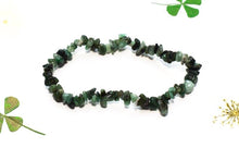 Load image into Gallery viewer, Emerald Crystal Stone Elasticated Bracelet