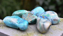 Load image into Gallery viewer, Chrysocolla Natural Healing Crystal Polished Tumble Stone