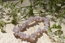 Load image into Gallery viewer, Kunzite Natural Crystal Stone Chips Elasticated Bracelet |Reiju