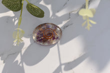 Load image into Gallery viewer, Amethyst Crystal Chips Orgone Cabochon Palm Stone - Reiju