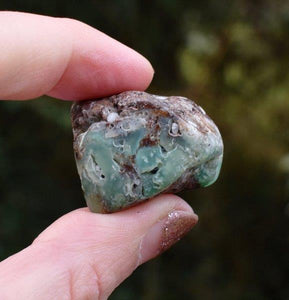 Chrysoprase Crystal Polished Tumble Stone